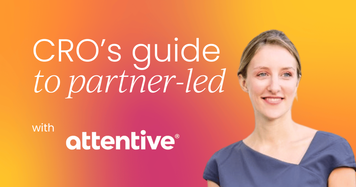 A CRO's guide to partner-led growth